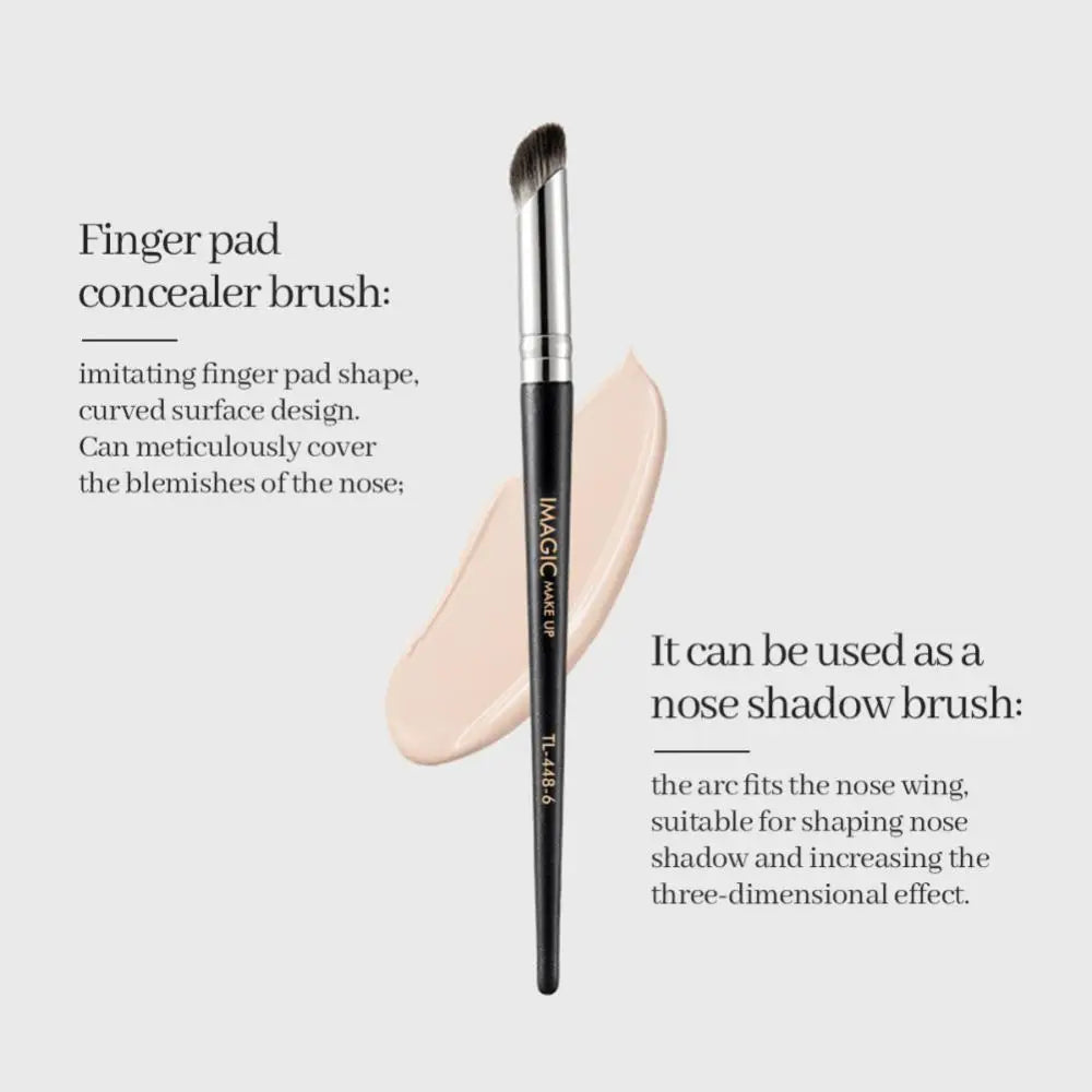 Face Contouring Brush Makeup Brushes Portable Detailed Brush Nose Shadow Brush Makeup Tool Finger Concealer Brush