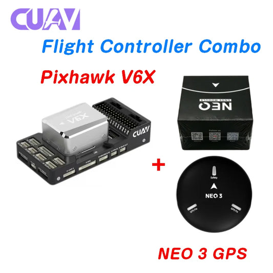 CUAV Pixhawk V6X Flight Controller With Shock Absorbers Integrated 100M Ethernet For Remote Control Multi Rotor Fixed Wing Drone