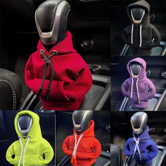 Gear Shift Hoodie Cover Shift Cover Gear Handle Decoration Fits Manual Automatic Universal Car Shift Lever Interior Decor